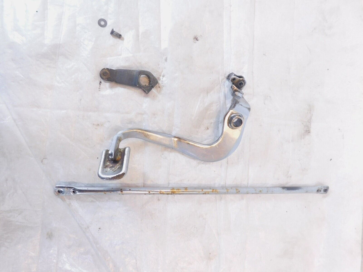 Yamaha V-Star XVS650 Midnight & Custom Chrome Right Foot Brake Pedal & Linkage