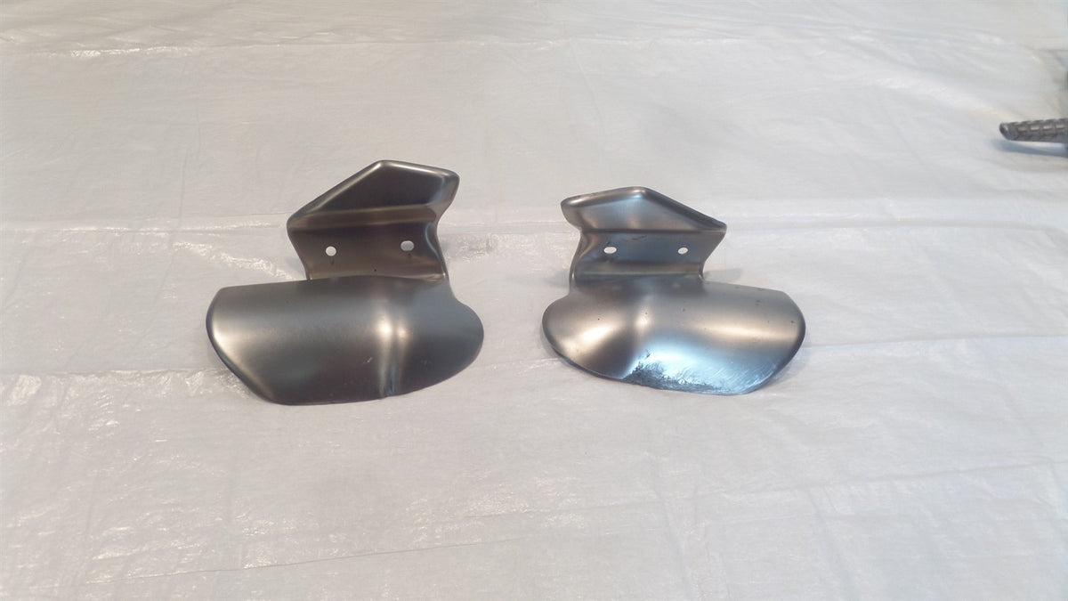 2002 Ducati Monster 620 Left & Right Front Rider Footpeg Footrest Guards - C3 Cycle