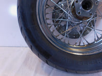 2000 2001 2002 & 2003 Indian Gilroy Scout Chrome Laced Rear Wheel Rim - Bent - C3 Cycle
