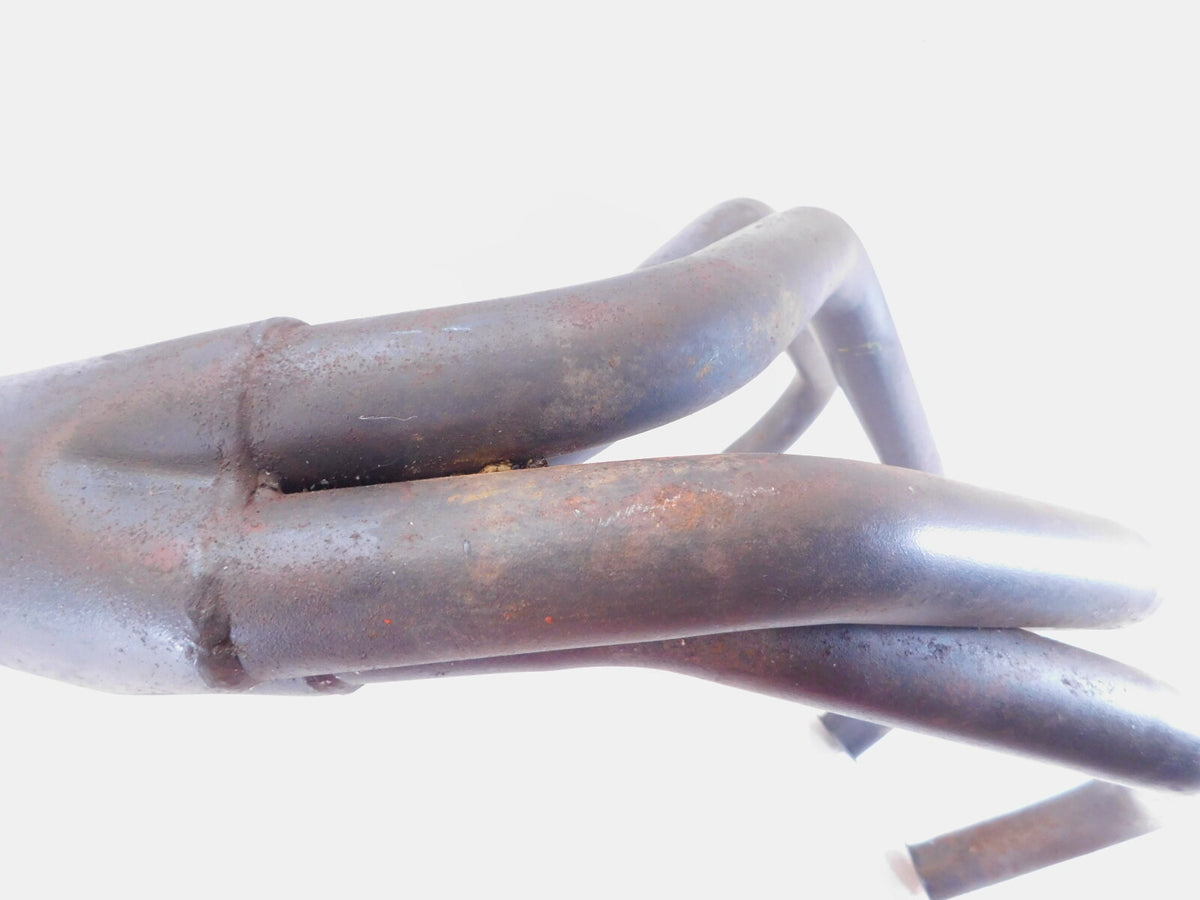 1977 77 Honda CB550 CB550K 550 Black Exhaust Muffler & Header Pipes System