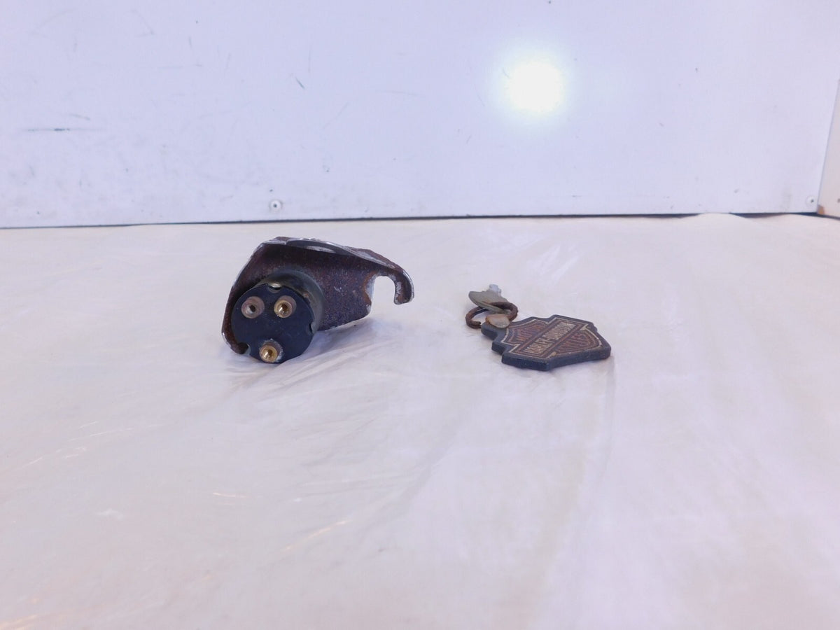 Harley Davidson Sportster XLH 883 1000 1100 & 1200 Chrome Ignition Switch w/ Key - C3 Cycle