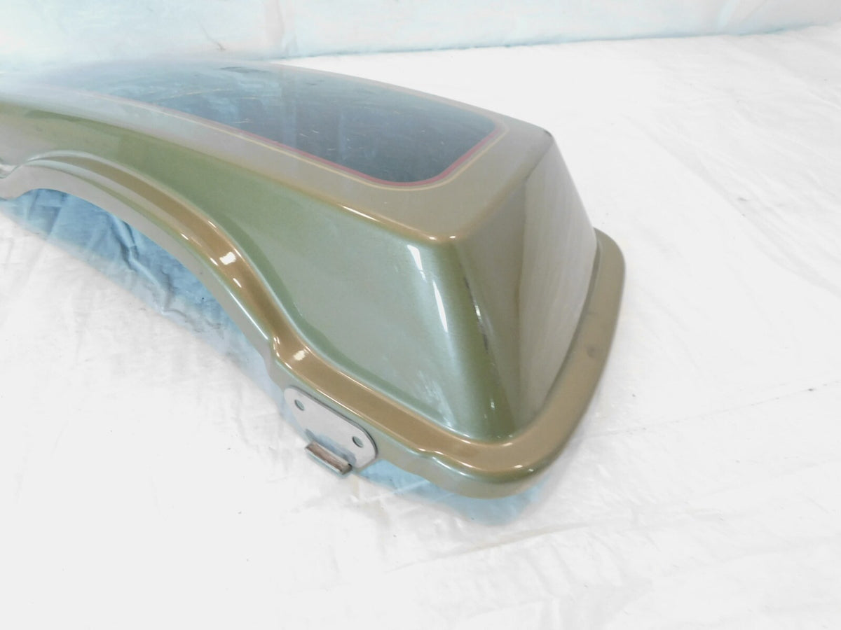 Harley Davidson Touring Road King & Electra Glide Green Left Saddlebag Cover Lid - C3 Cycle