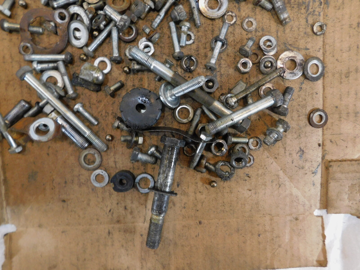 1972 72 Honda CB350K4 CB350 350 Miscellaneous Nut Bolts & Brackets Parts Box Lot - C3 Cycle