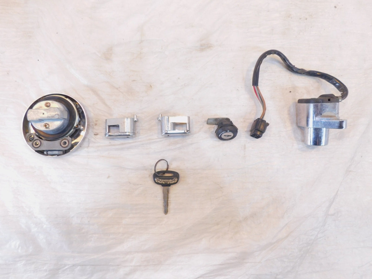 Kawasaki Vulcan 1500 Drifter Classic FI Ignition Switch Seat & Fuel Cap Lock Set - C3 Cycle