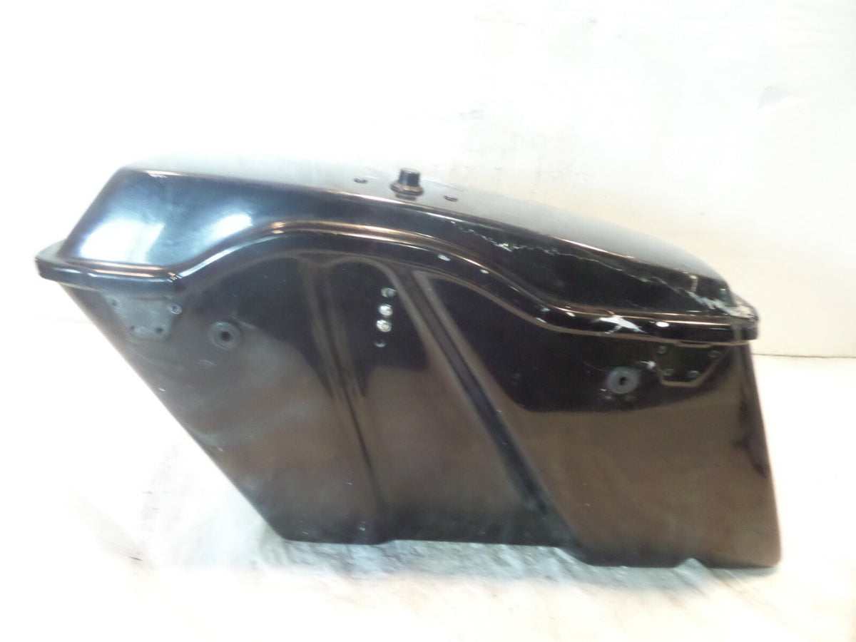 Damaged Harley Davidson Road King Street & Electra Glide Black Right Saddlebag - C3 Cycle