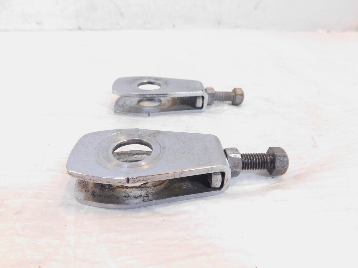 1986-2019 Suzuki Savage 650 LS650 Boulevard S40 Rear Drive Belt Axle Adjusters - C3 Cycle