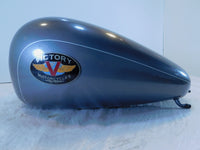 2000 Victory V92 Sport Cruiser Silver Grey Gray Fuel Gas Petrol Tank Assembly - C3 Cycle