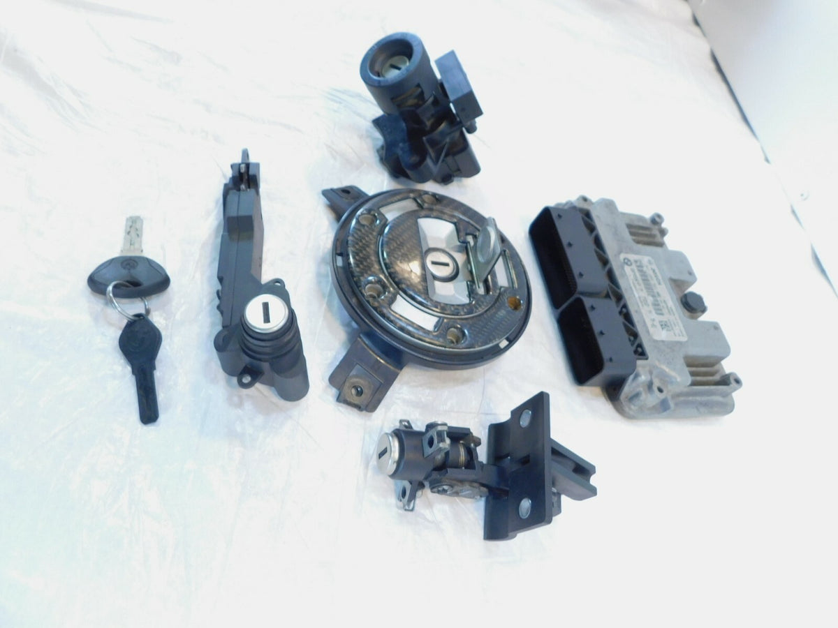2008-2011 BMW K1300GT ECM Ignition Switch Fuel Gas Tank Cap Seat Lock Key Set - C3 Cycle