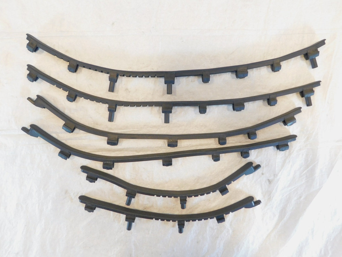 Piaggio Vespa LX LXV S 50 125 150 Rubber Lower Central Foot Mat Strips - C3 Cycle