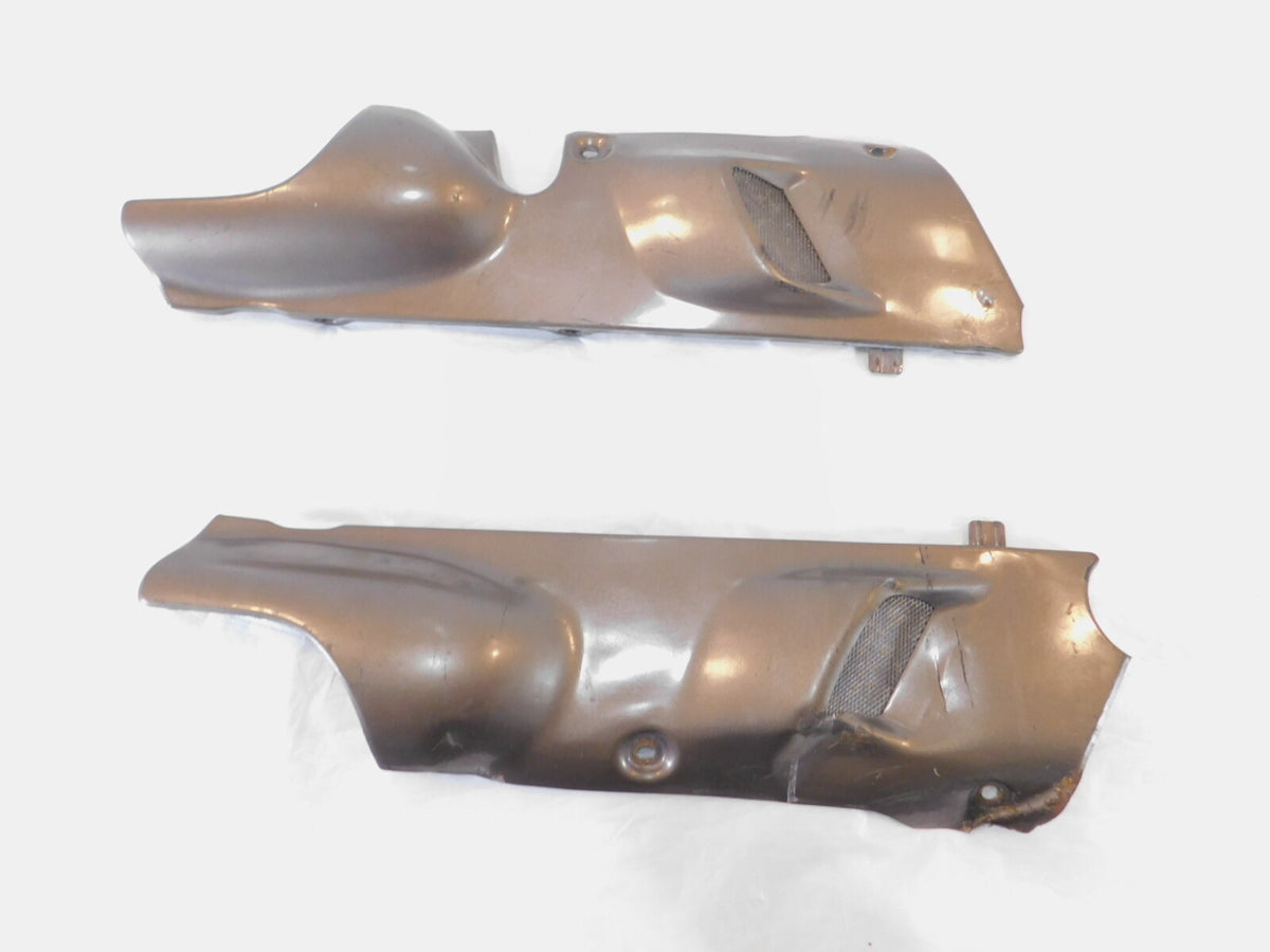 1988 88 Honda Goldwing 1500 GL1500 Beige Lower Left/Right Exhaust Side Covers
