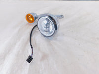Harley FLHX Street Glide Right Chrome Auxiliary Spot Lamp w/ Turn Signal Housing - C3 Cycle