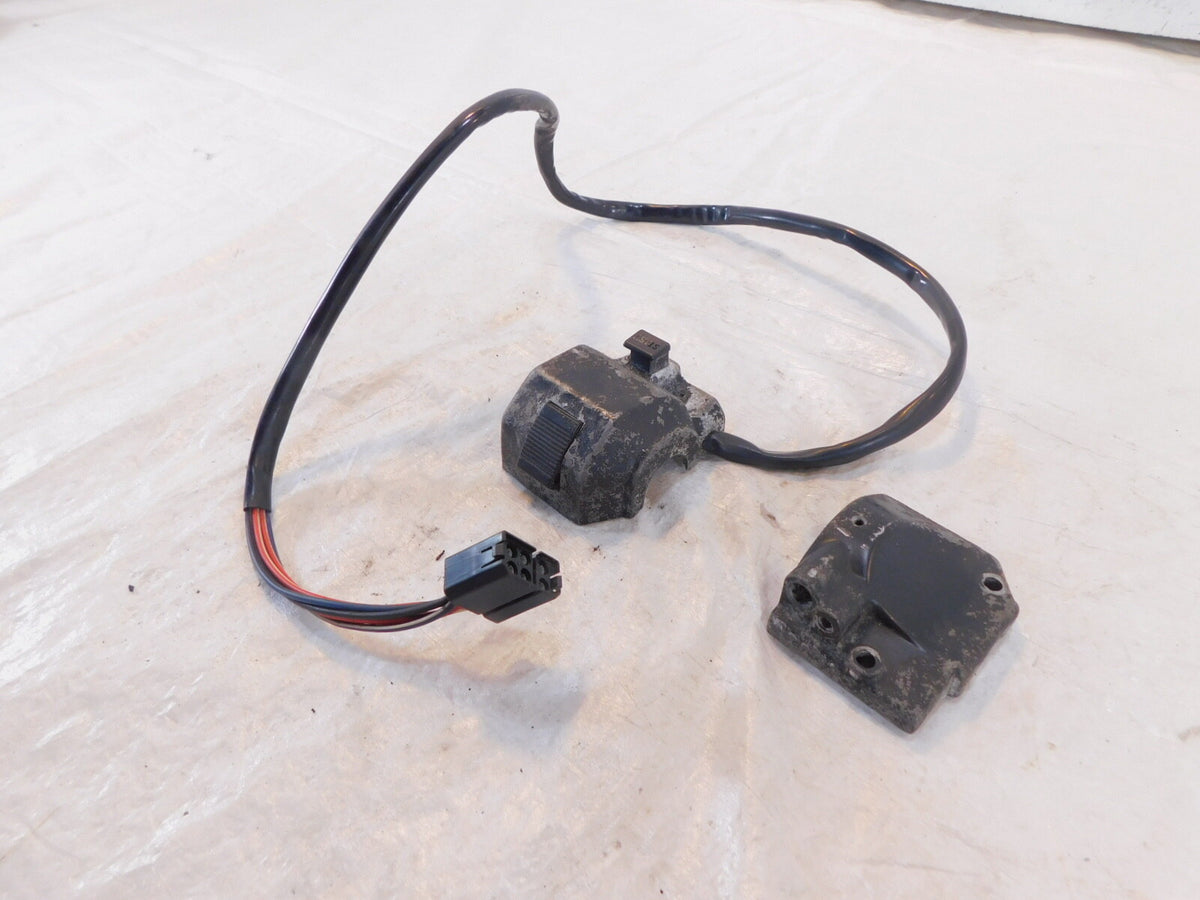 1982 82 Yamaha XJ750 Maxim 750 Black Engine Motor Stop/Start Handlebar Switches - C3 Cycle
