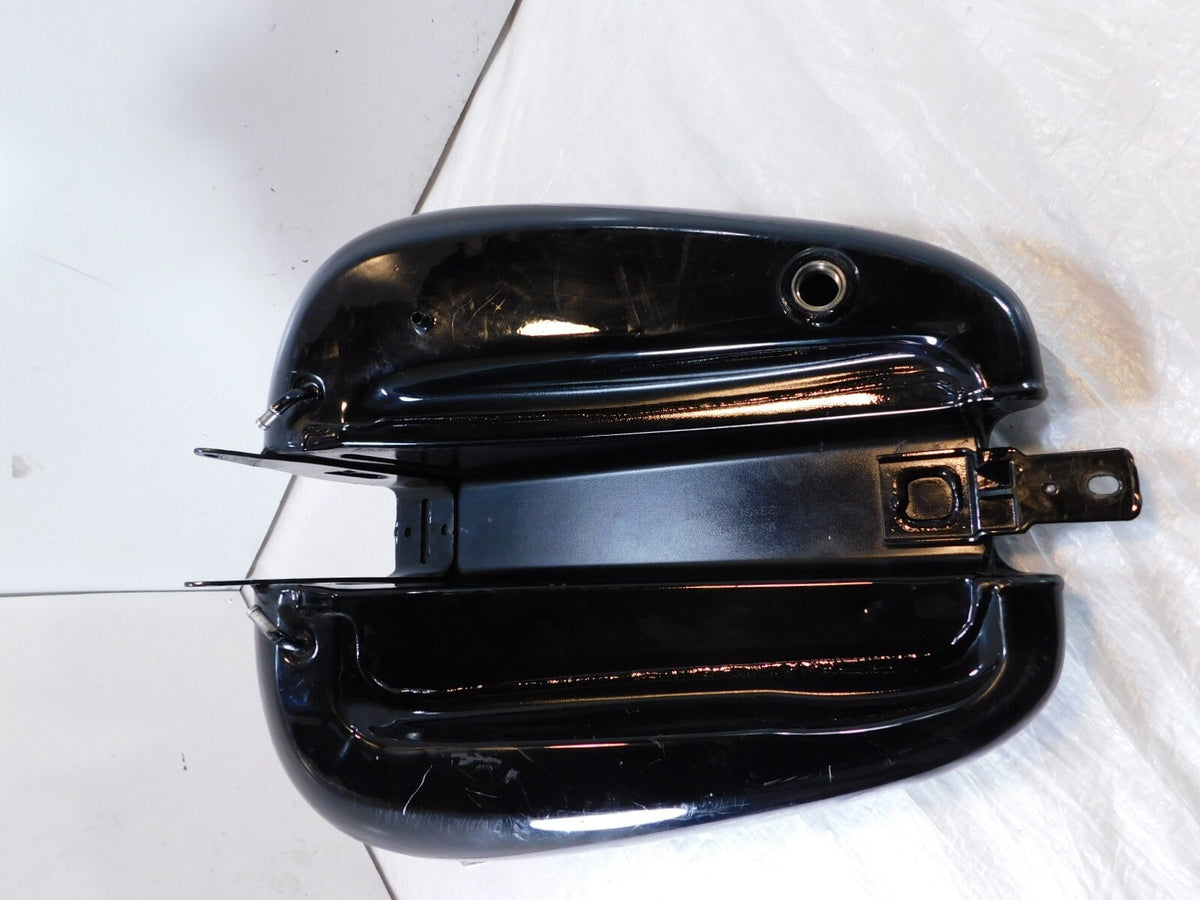 Harley Davidson Softail Heritage Classic & Fat Boy Black Fuel Gas Tank - Dented - C3 Cycle