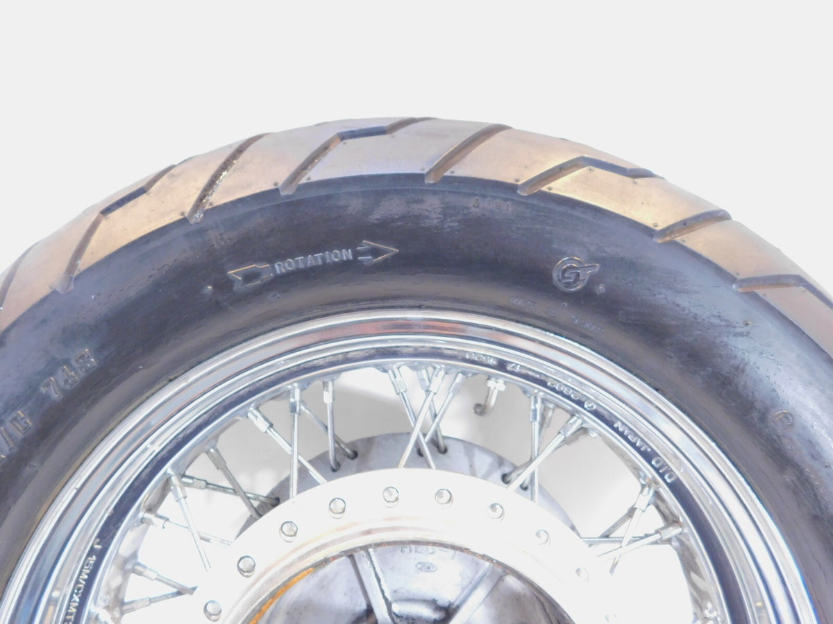 2004-2006 Honda VT750 VT750C Shadow Aero 750 Chrome Laced Rear Wheel Rim & Tire - C3 Cycle