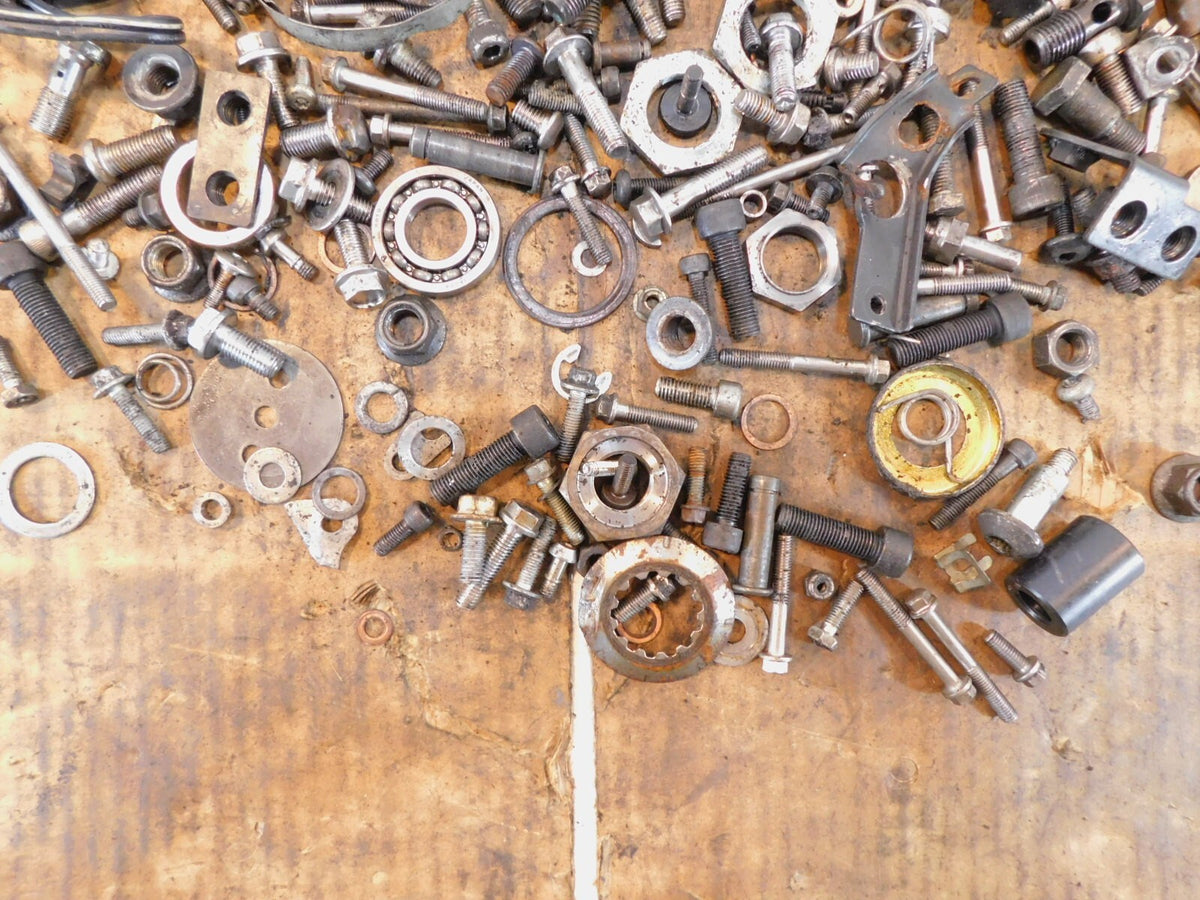 2004 Triumph America Miscellaneous Misc Body Nuts Bolts & Brackets Parts Box Lot - C3 Cycle