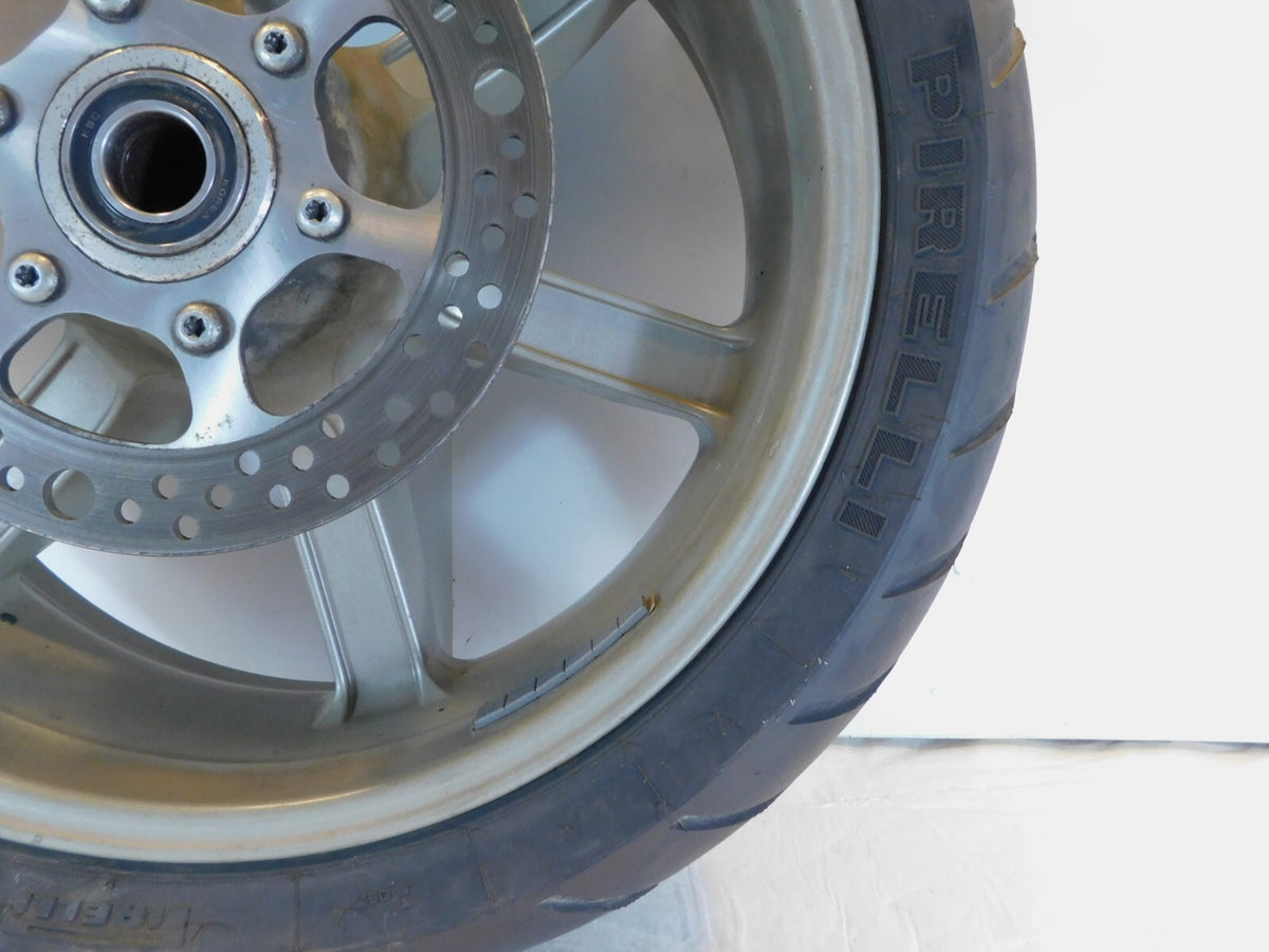 2007-2009 Buell XB XB12 XB12X Ulysses Cast 6 Spoke Rear Wheel Rim Tire & Rotor - C3 Cycle
