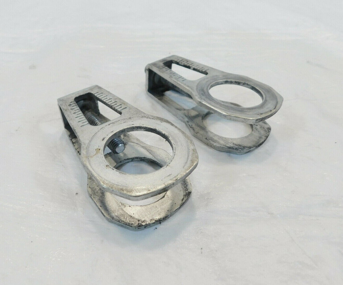 14-17 Ducati Monster 821 M821 Swingarm Rear Axle Chain Adjuster Puller Brackets - C3 Cycle