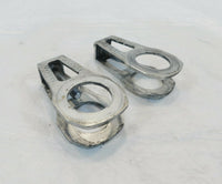 14-17 Ducati Monster 821 M821 Swingarm Rear Axle Chain Adjuster Puller Brackets - C3 Cycle