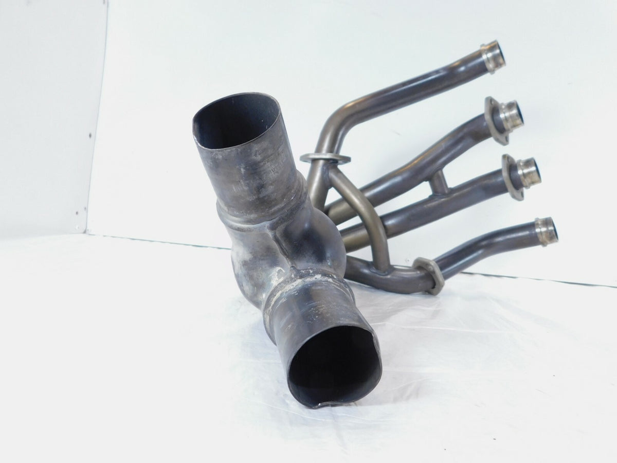 2006-2007 Kawasaki Ninja ZX14 ZX1400 Exhaust Manifold Muffler Header Pipe -Dents - C3 Cycle