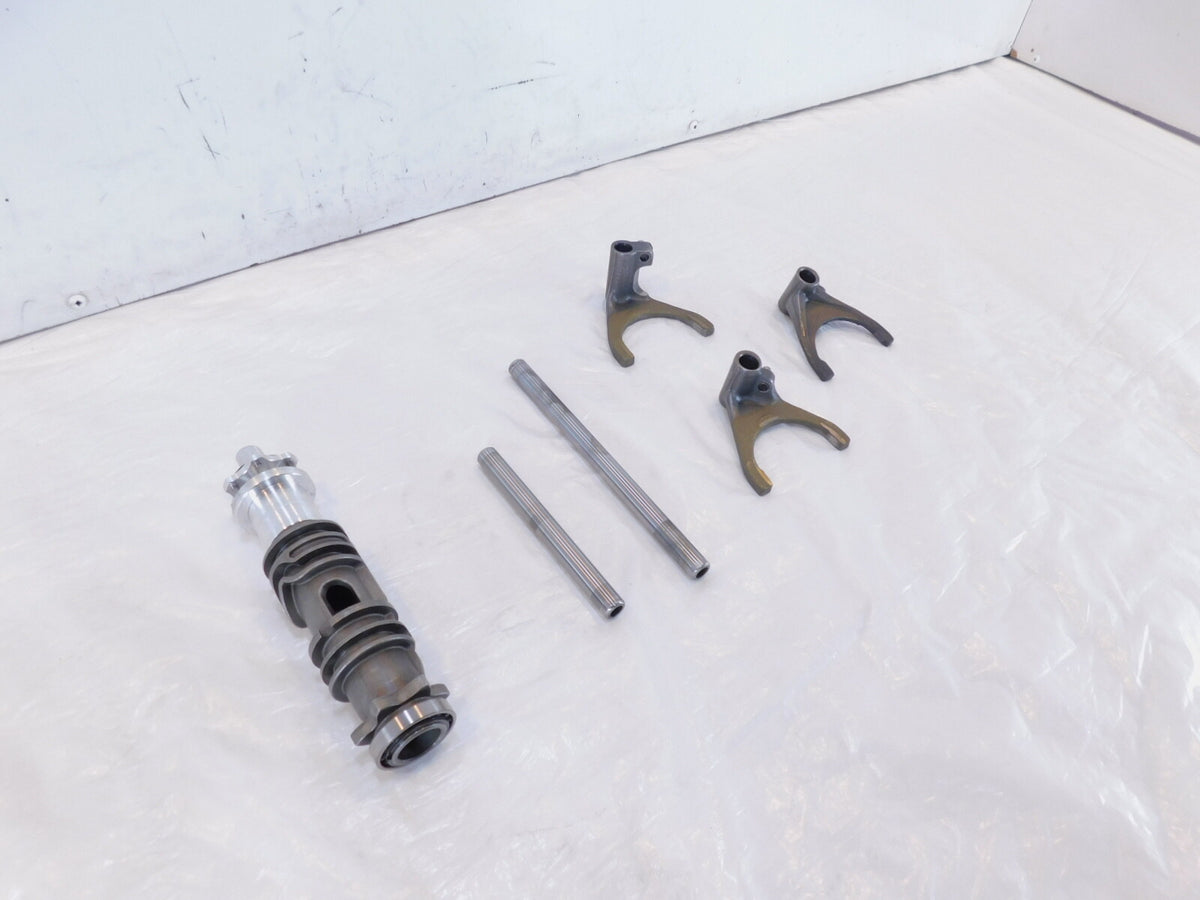 Harley Davidson Dyna Softail 6 Speed Transmission Shift Shifter Forks & Cam Drum
