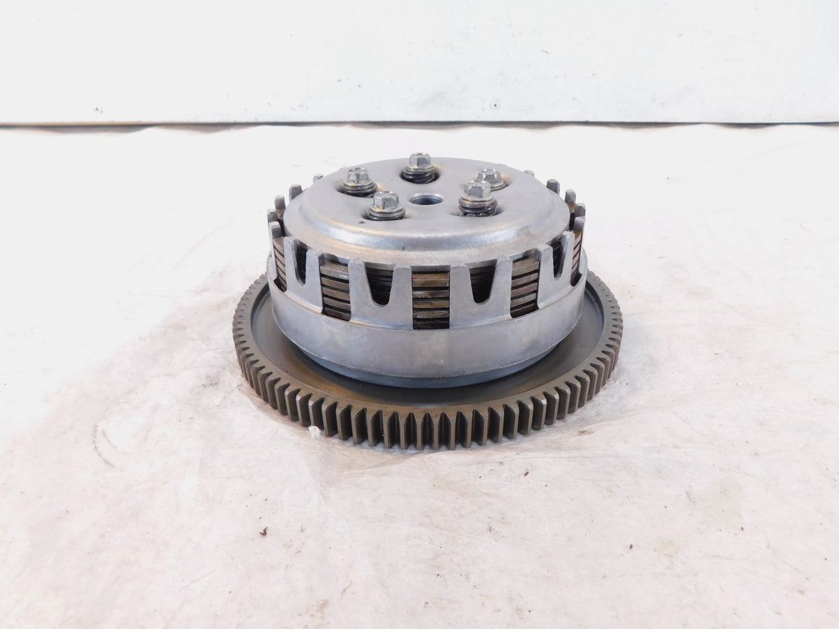 1982-1983 Yamaha XJ750 Maxim 750 Engine Clutch Basket w/ Pressure Friction Plate - C3 Cycle