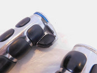 Harley Davidson Touring Dyna Sportster Softail Chrome Pair Handlebar Hand Grips - C3 Cycle