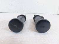 1974-1986 BMW Airhead R75/6 R65 LS R80 Black Left/Right Rear Foot Rest Footpegs - C3 Cycle