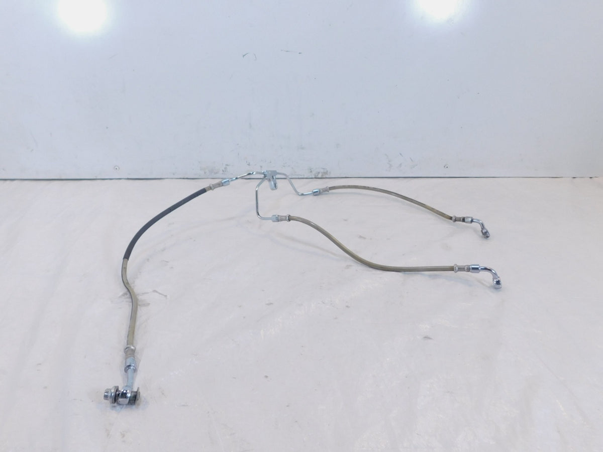 Harley Electra Glide Ultra & Classic Braided Dual Disc Front Brake Line Hose - C3 Cycle