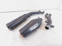 1985-07 Yamaha V-Max VMX12 VMX1200 Slip on Exhaust Mufflers & Header Pipe Parts - C3 Cycle