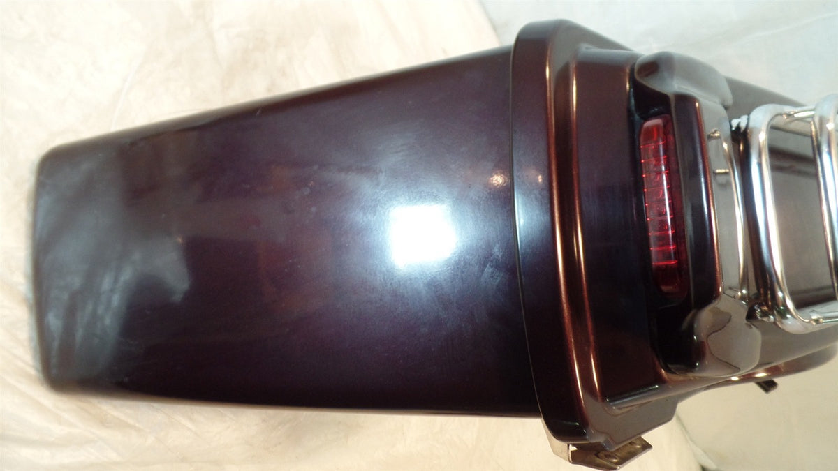 Harley Davidson Touring Road King Street & Electra Glide Maroon Left Saddlebag - C3 Cycle