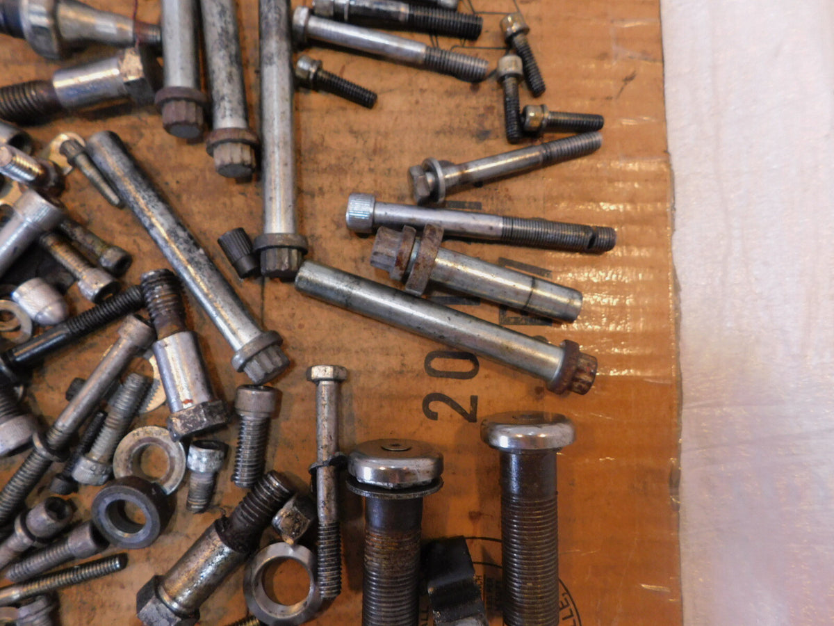 2002 American IronHorse Texas Chopper Engine Bolts Nuts Brackets Parts Box Lot - C3 Cycle