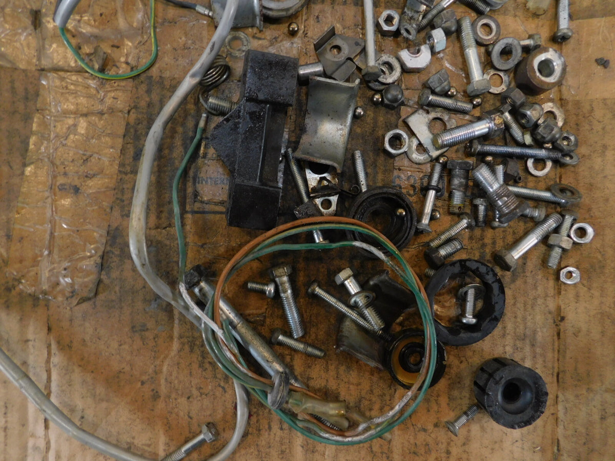 1972 72 Honda CB350K4 CB350 350 Miscellaneous Nut Bolts & Brackets Parts Box Lot - C3 Cycle