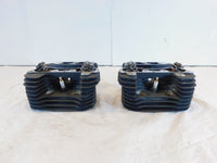 2009-2010 Buell XB XB12 Firebolt Lighting Ulysses Black Cylinder Heads w/ Valves - C3 Cycle