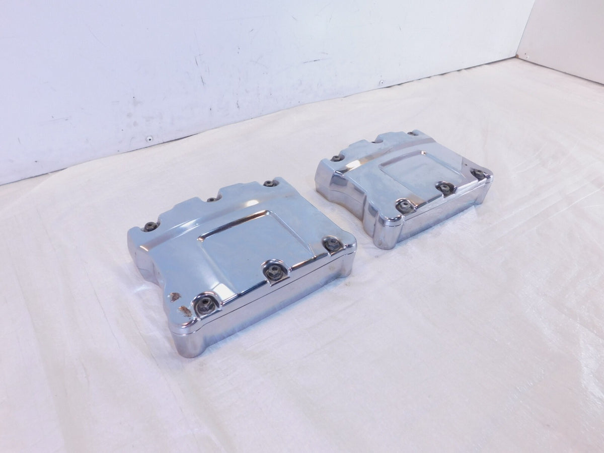 Harley Davidson Touring Dyna & Softail Chrome Cylinder Head Rocker Boxes - C3 Cycle