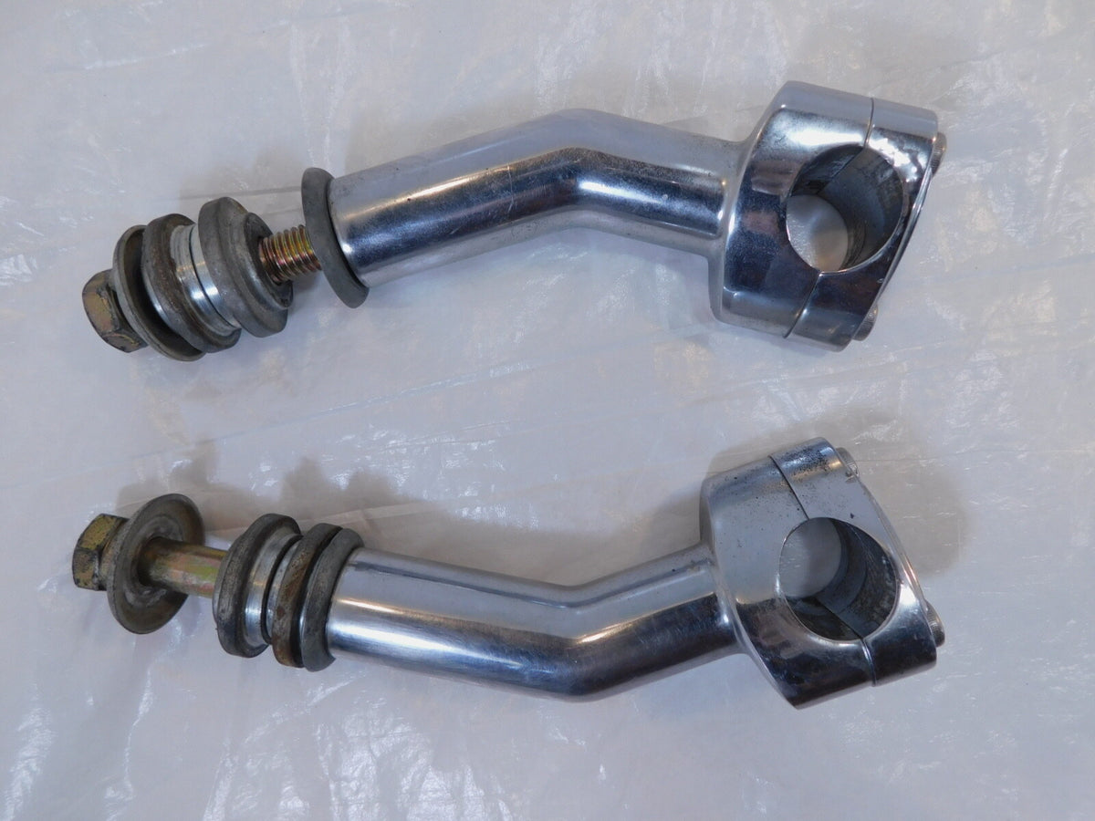 2000-06 Harley Davidson Softail Heritage Classic Handlebar Riser Clamp Brackets - C3 Cycle