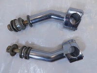 2000-06 Harley Davidson Softail Heritage Classic Handlebar Riser Clamp Brackets - C3 Cycle