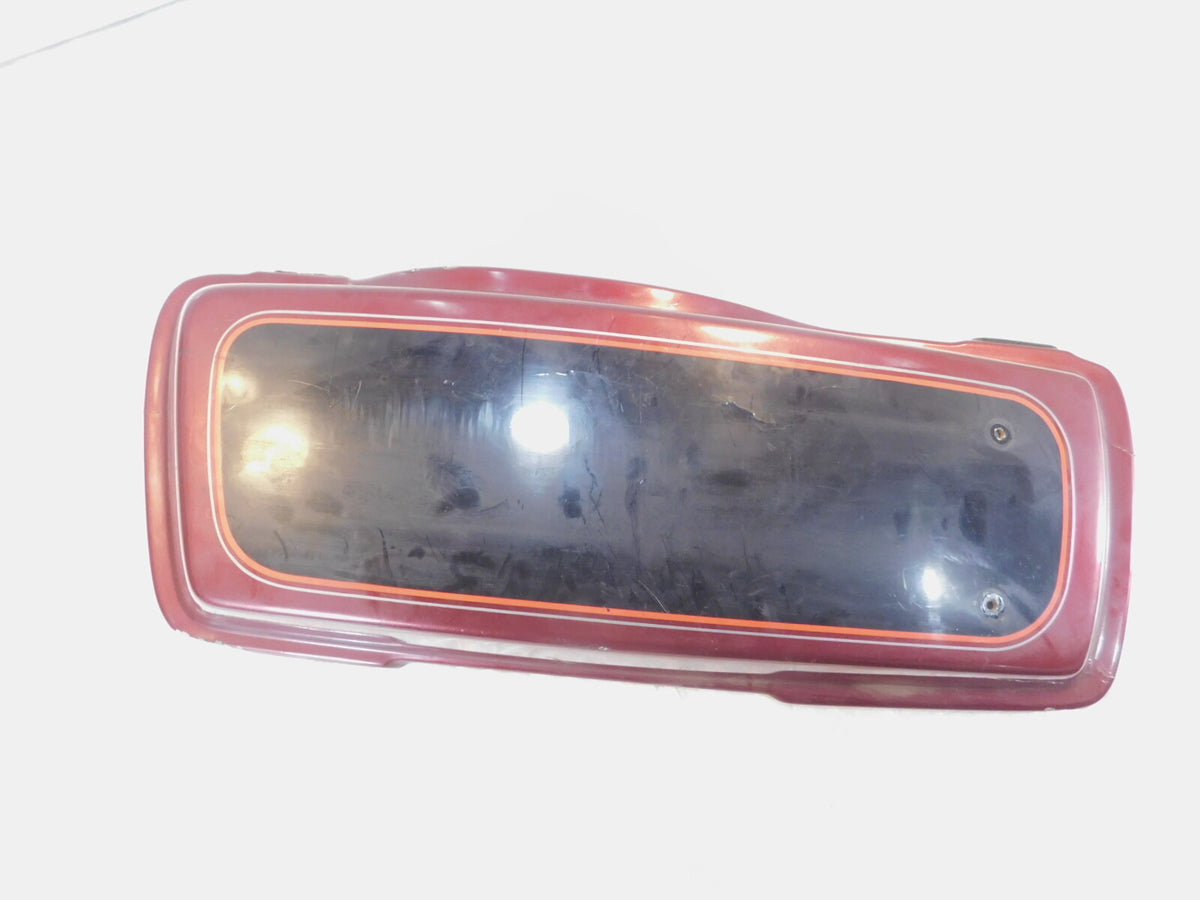 Harley Davidson Touring Road King & Electra Glide Red Left Saddlebag Cover Lid - C3 Cycle