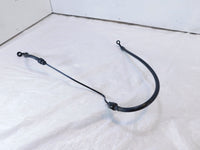 Harley Davidson Sportster 883 & 1200 Custom Front Wheel Black Brake Line Hose - C3 Cycle