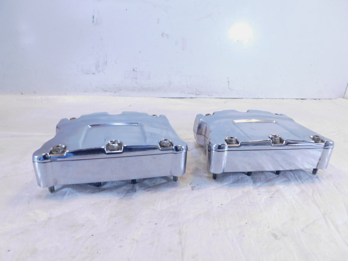 Harley Davidson Street Glide Dyna Softail Chrome Cylinder Head Top Rocker Boxes - C3 Cycle