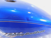96-97 Harley Davidson Sportster 883 & 1200 Blue Fuel Gas Petrol Tank Reservoir - C3 Cycle