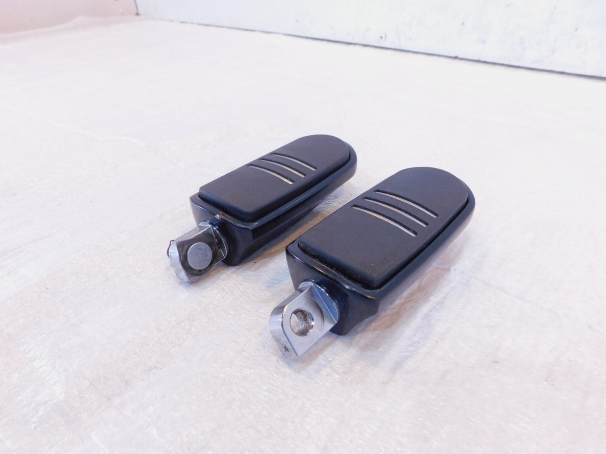 Harley Touring FXR Dyna Sportster & Softail Metal & Rubber Footpegs Footrests - C3 Cycle