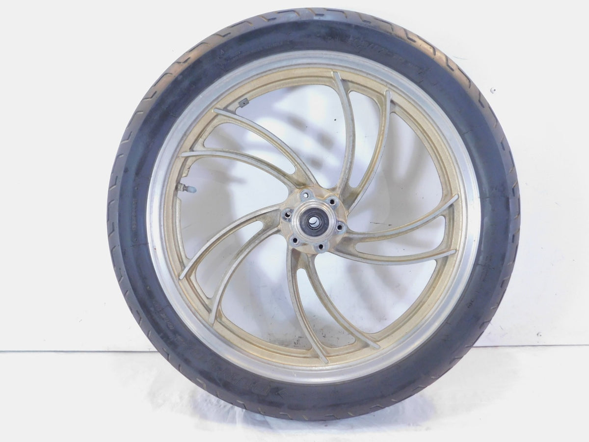 1980-1983 Yamaha XJ750 XJ750J Maxim 750 Gold Cast Front Mag Wheel Rim - C3 Cycle
