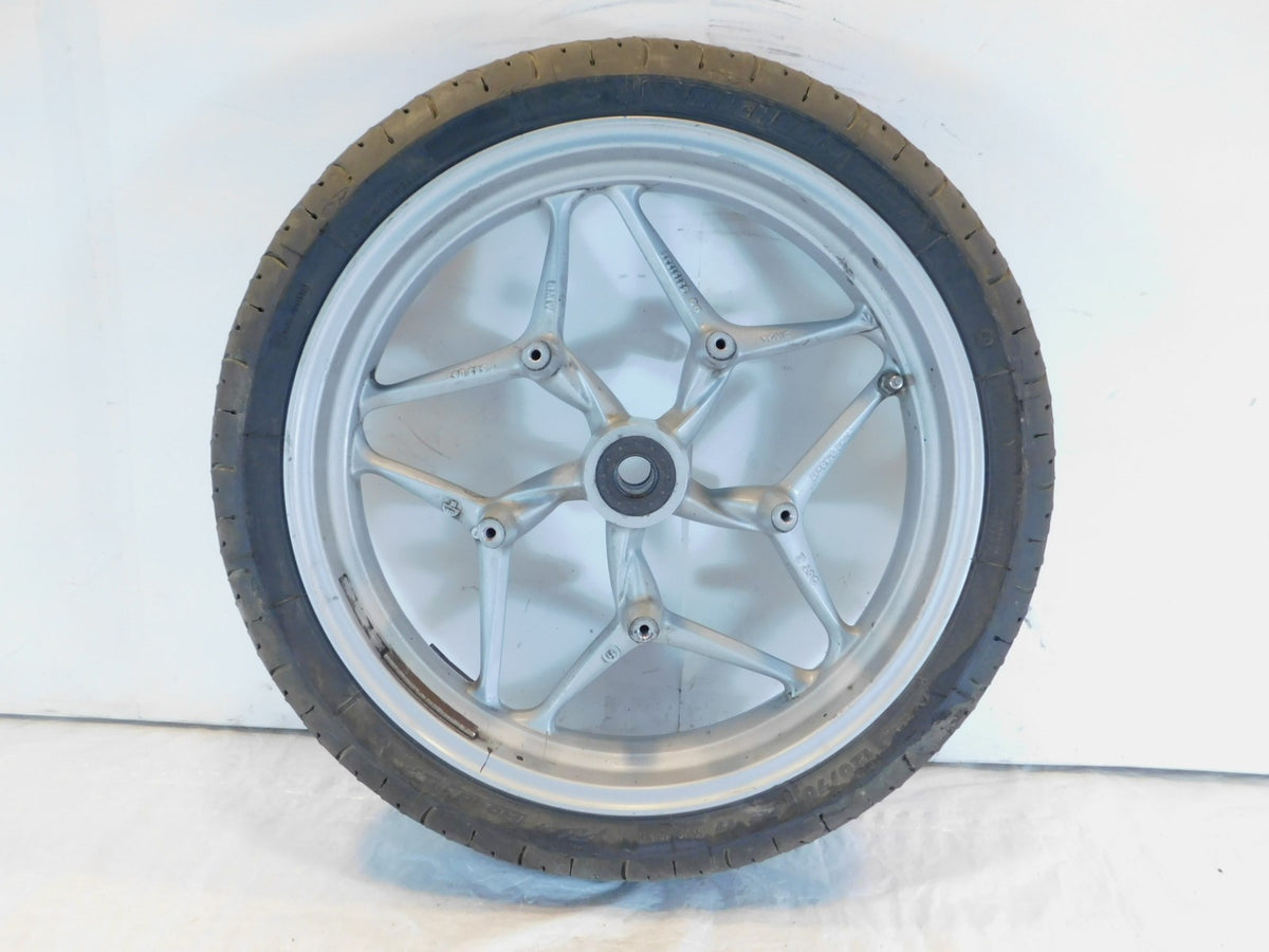 2005-13 BMW R1200RT R1200ST R1200 RT ST R900RT Silver Front Wheel -Slightly Bent - C3 Cycle
