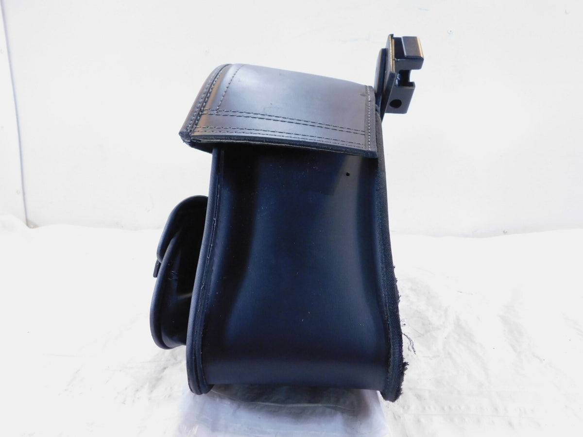 Viking Left & Right Motorcycle Slanted Black Left Saddlebag Saddle Side Bag - C3 Cycle