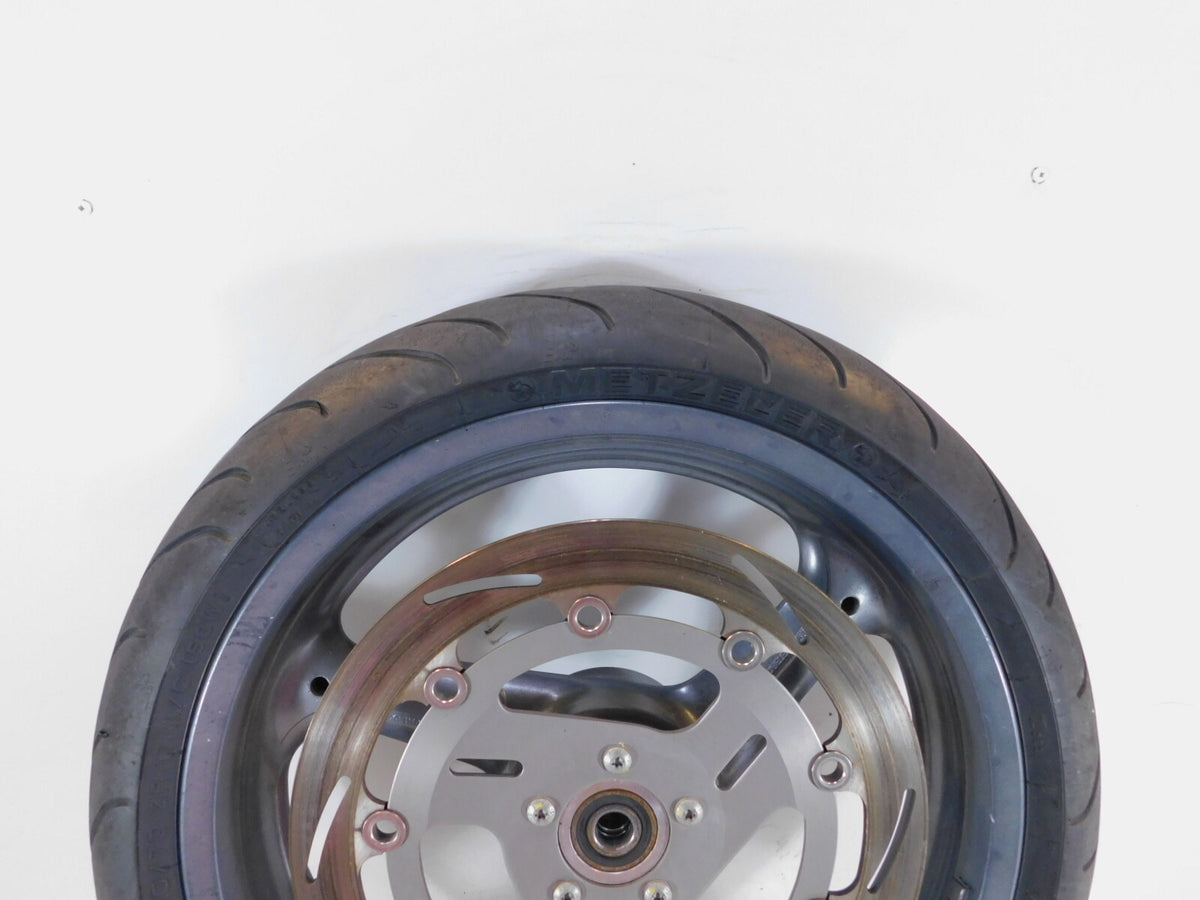 2000 Buell M2 Cyclone Cast Front Wheel Rim & Tire w/ Brake Disc Rotor - C3 Cycle