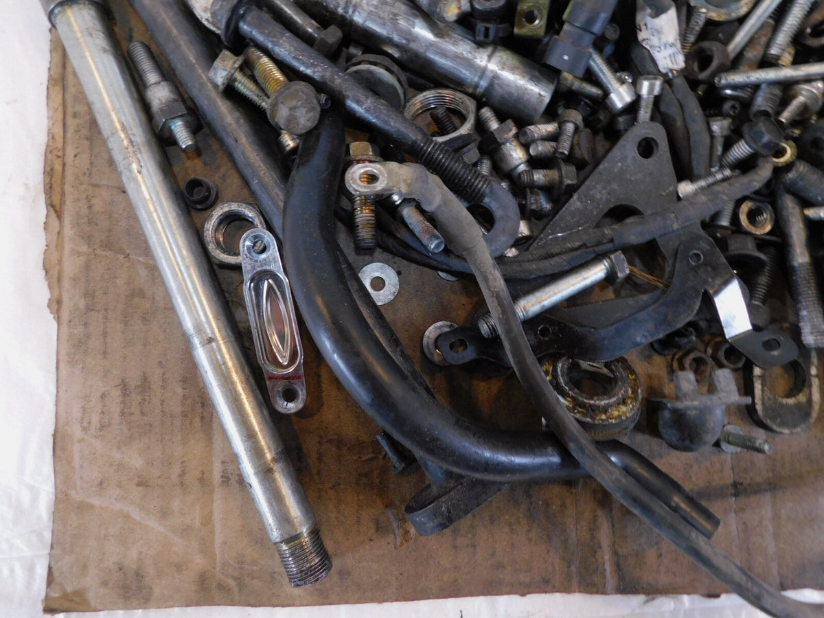 2019 19 Indian Chief Vintage Engine Bolts Nuts & Brackets Hardware Parts Box Lot - C3 Cycle