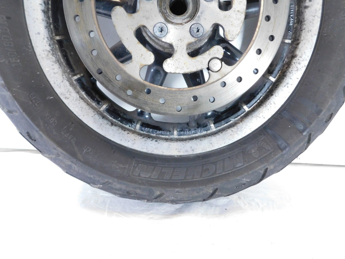 Harley Touring Road Street & Electra Glide Gloss Black Mag Cast Rear Wheel Rig - C3 Cycle