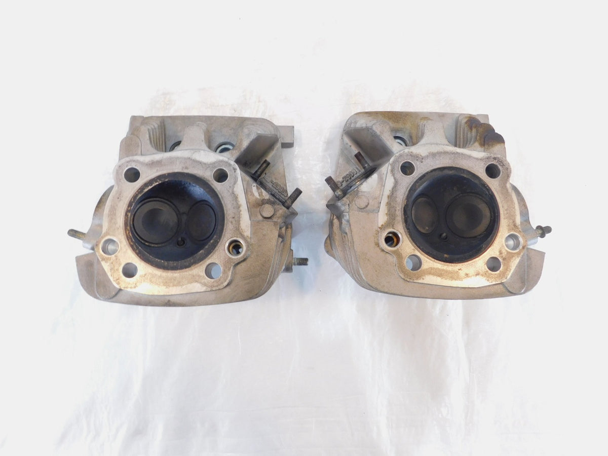 Harley Davidson Sportster 883 Hugger & Custom Silver Cylinder Heads w/ Valves - C3 Cycle