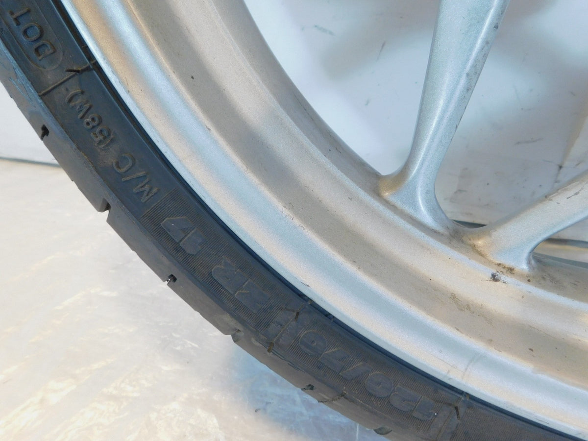 2005-13 BMW R1200RT R1200ST R1200 RT ST R900RT Silver Front Wheel -Slightly Bent - C3 Cycle