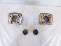 Pair Harley Davidson Sportster 883 Silver Engine Cylinder Barrel Jugs w/ Pistons - C3 Cycle